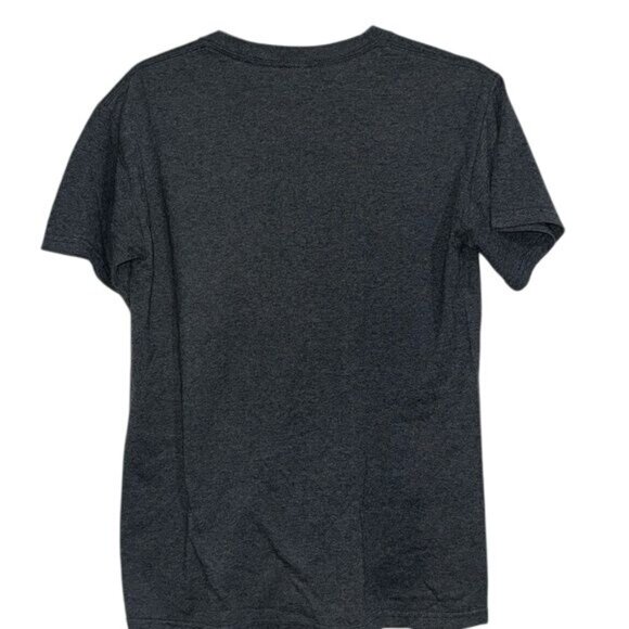 Dads Bucket List Graphic Tee 1. Beer 2. BBQ Gildan Heavy Cotton T-Shirt Gray Sho - Picture 5 of 7